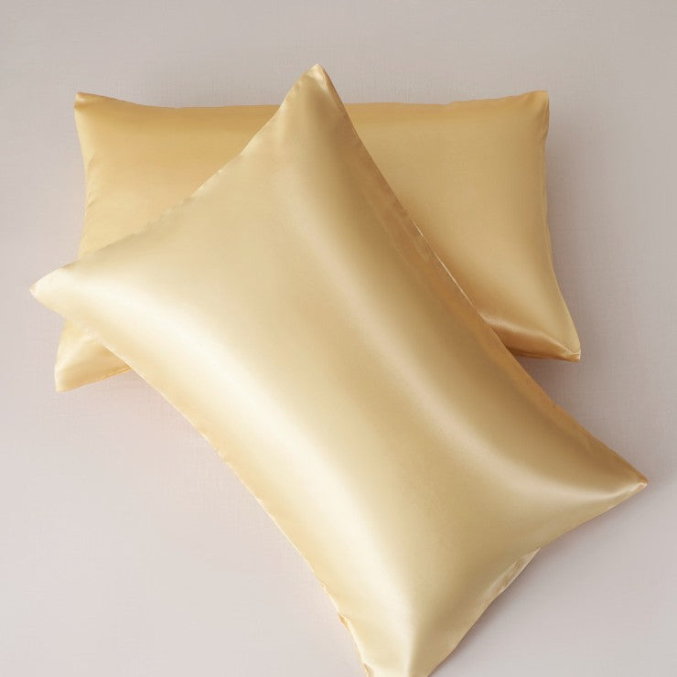 Silk-Feel Pillowcase Set