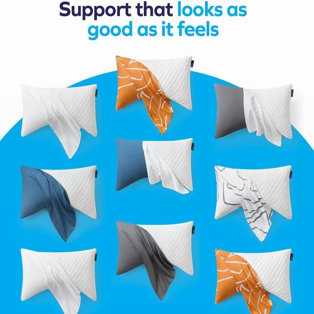 Shredded Memory Foam Pillow with Bamboo Cover